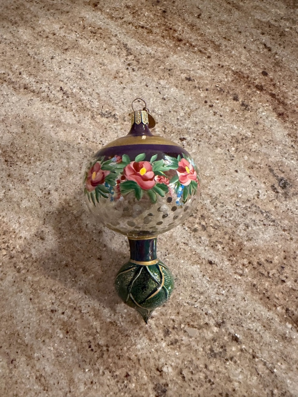Mackenzie Childs Double Drop Ornament